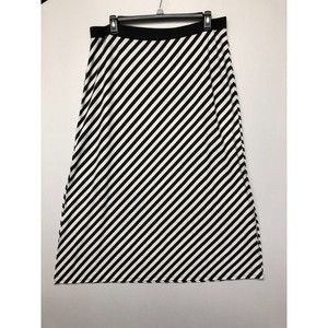 Ruby Rd. Women Long Maxi Skirt Size 1X Polyester Blend Stripes B244 -29